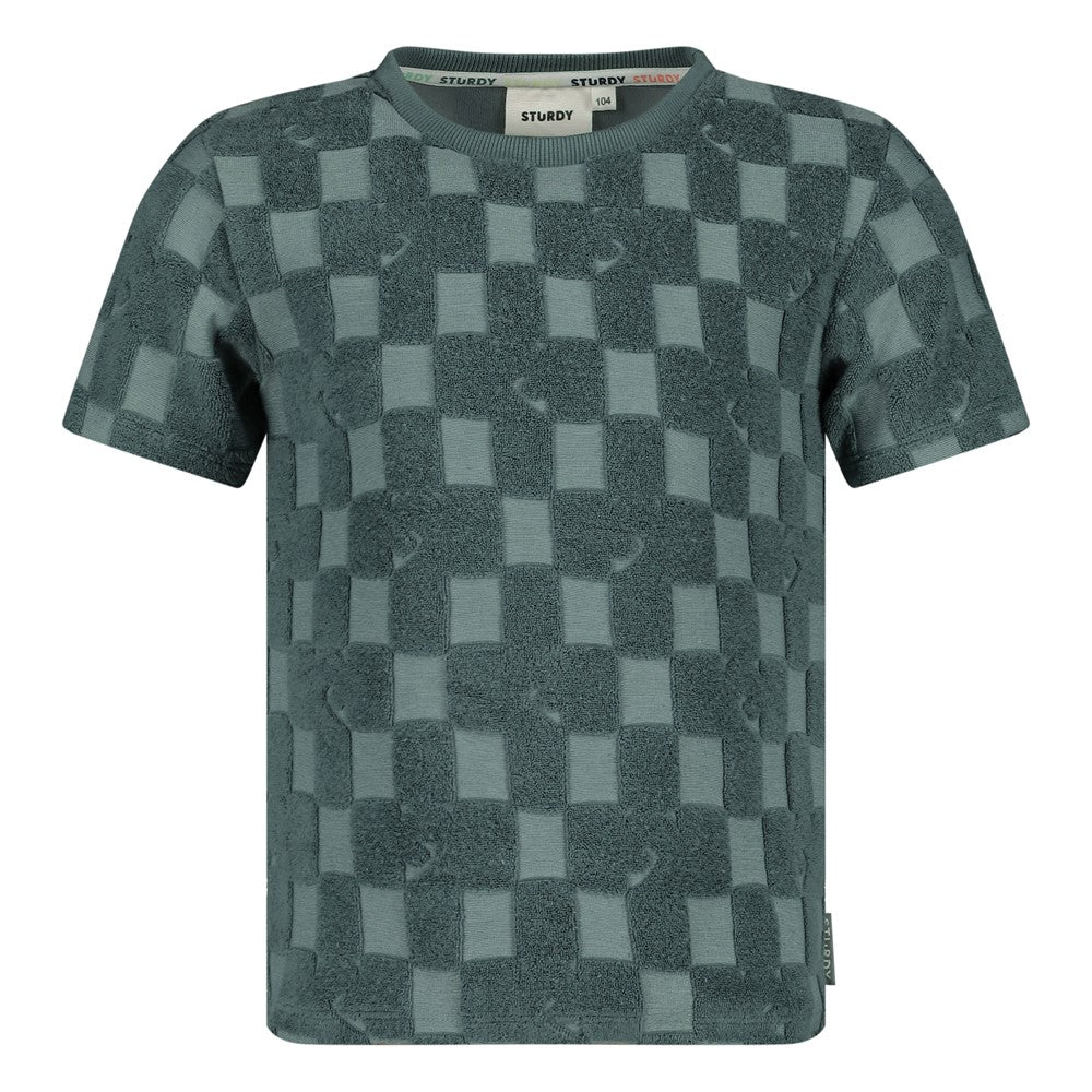 Sturdy Frottee T-Shirt - Petrol