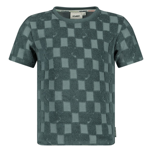 Sturdy Frottee T-Shirt - Petrol