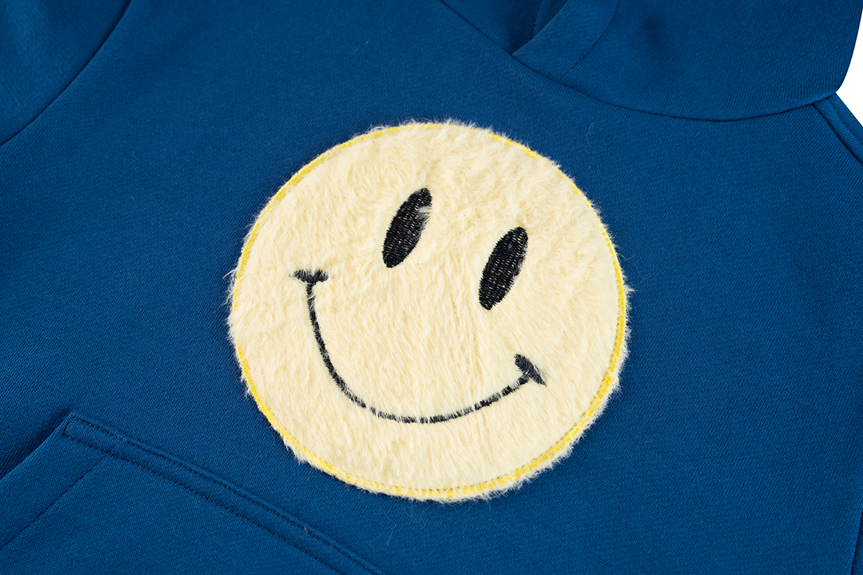 Someone Sweatshirt mit Kapuze - Smiley - Dark Blue