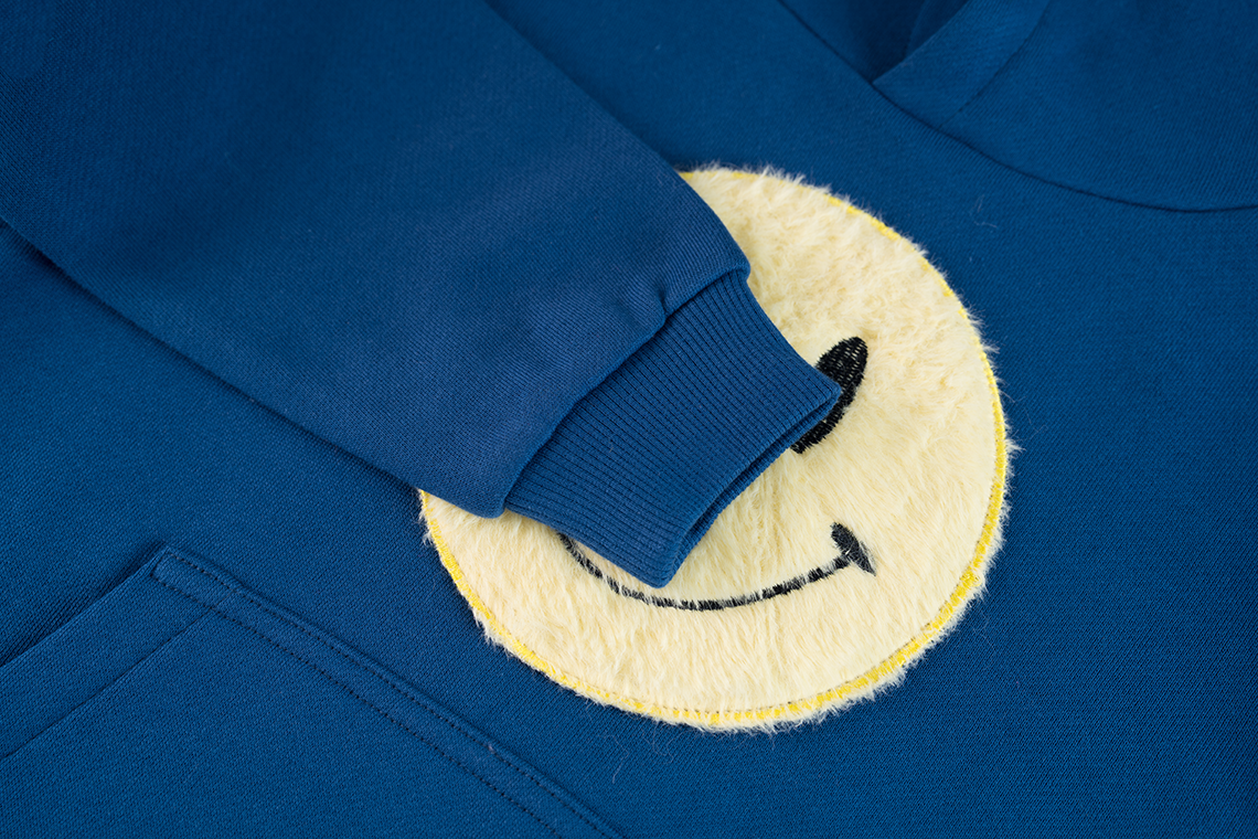 Someone Sweatshirt mit Kapuze - Smiley - Dark Blue