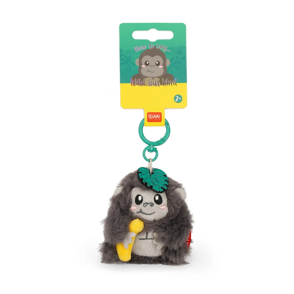 Legami Plüsch-Schlüsselanhänger Gorilla - Tiny Super Soft!