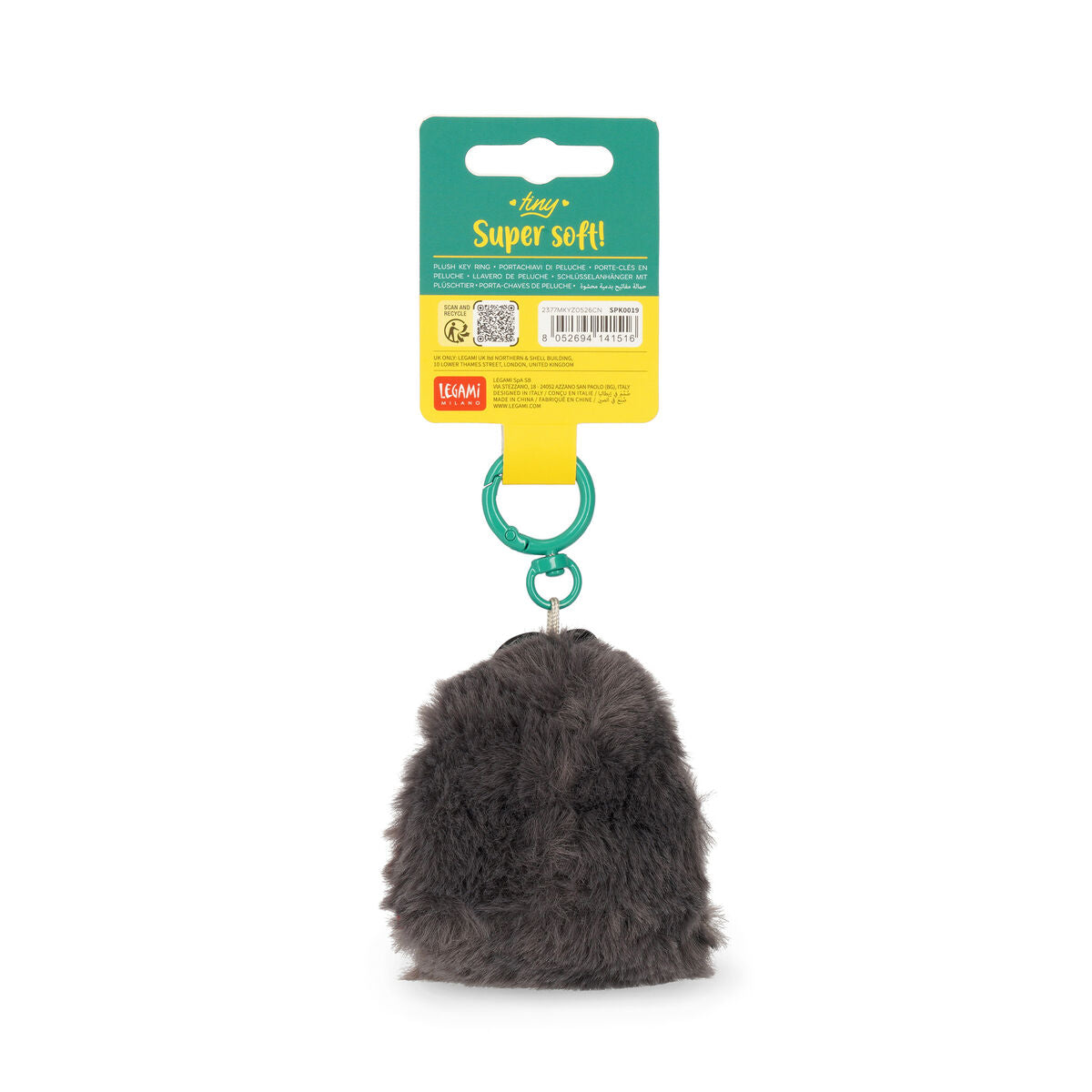 Legami Plüsch-Schlüsselanhänger Gorilla - Tiny Super Soft!