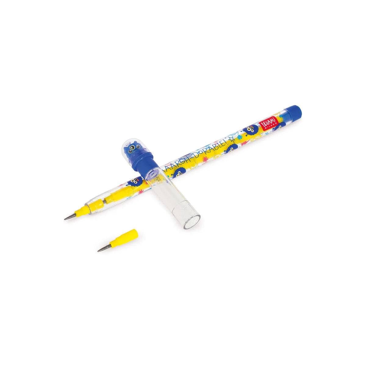 Legami "Stapelbare Bleistifte" mit Radiergummi Monster - Take a Tip