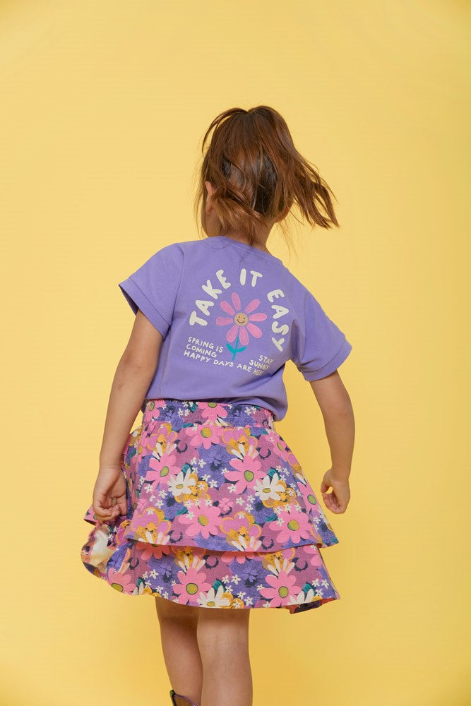 Jubel T-Shirt mit Rückendruck - Rolling into Spring