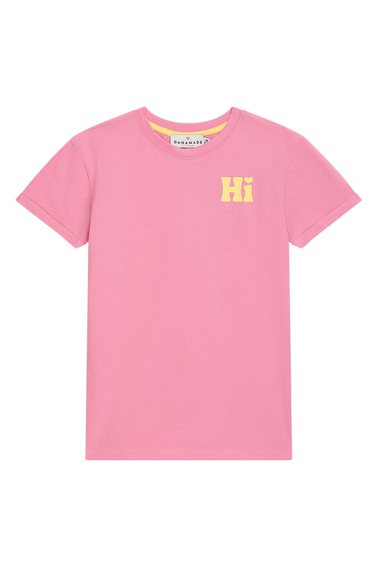 Danamade T-Shirt Elisa mit Druck auf beiden Seiten - Candy