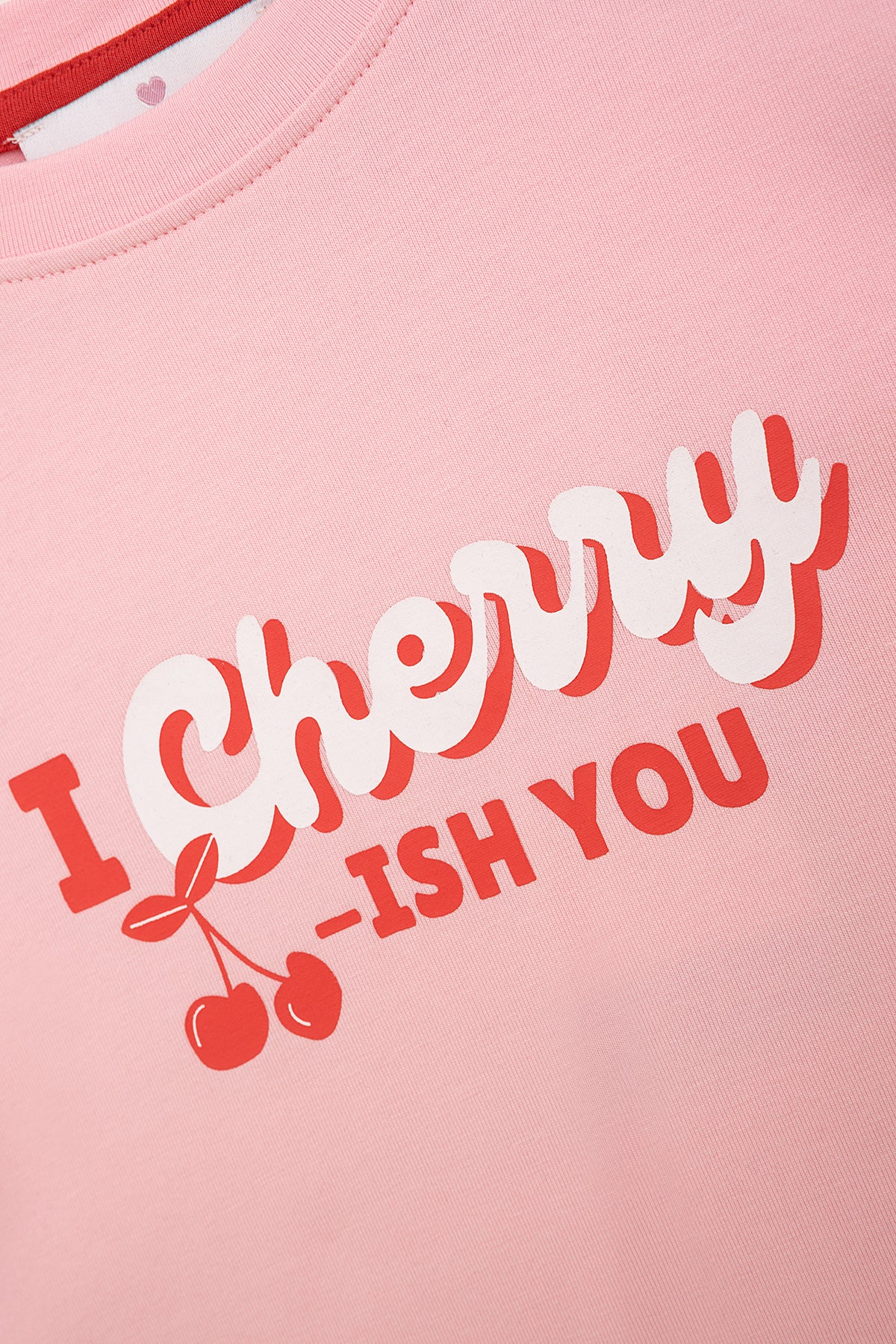 Danamade T-Shirt Betty mit Druck auf beiden Seiten - Rose