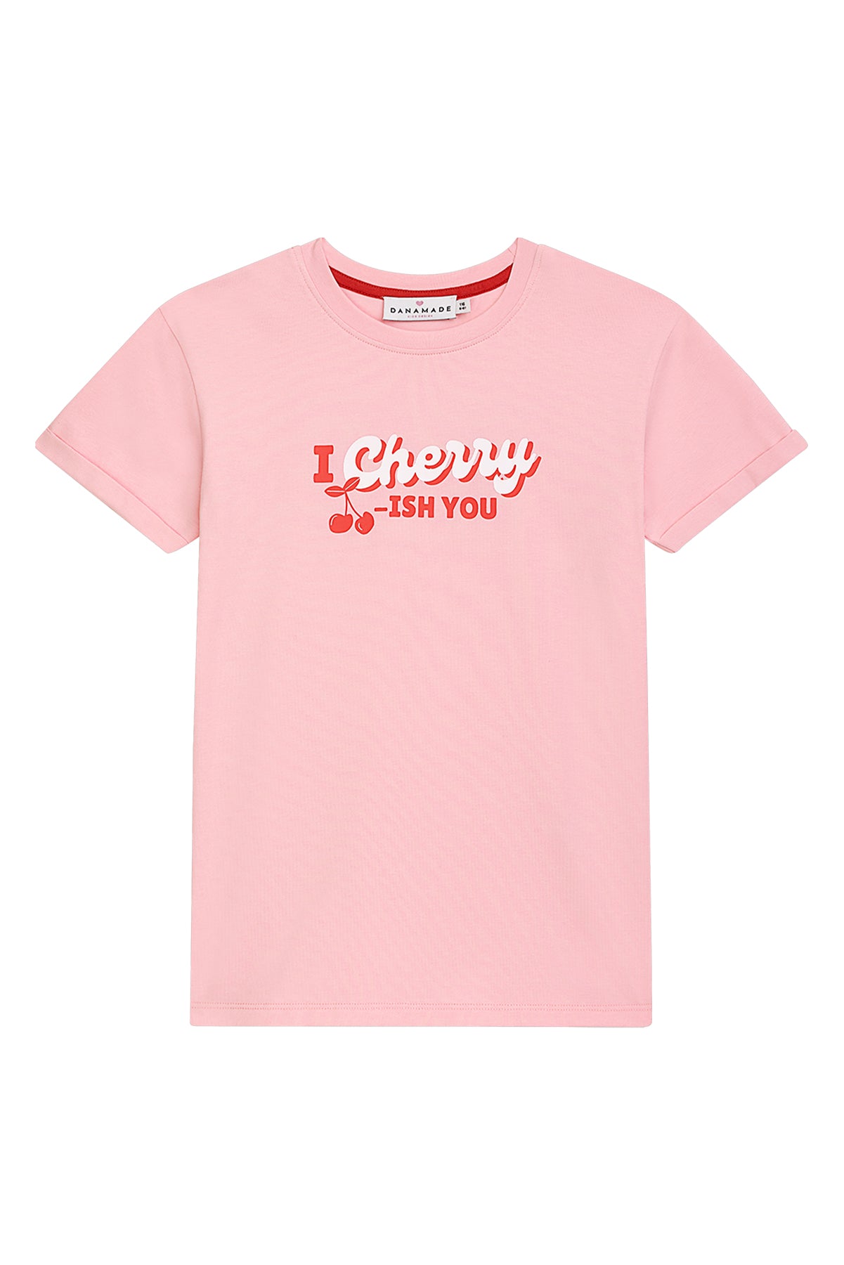 Danamade T-Shirt Betty mit Druck auf beiden Seiten - Rose