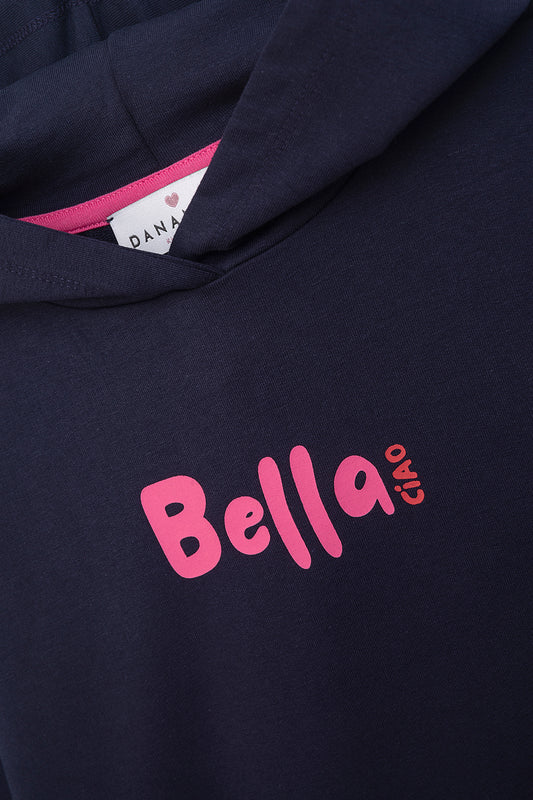 Danamade Sweatshirt mit Kapuze - Navy