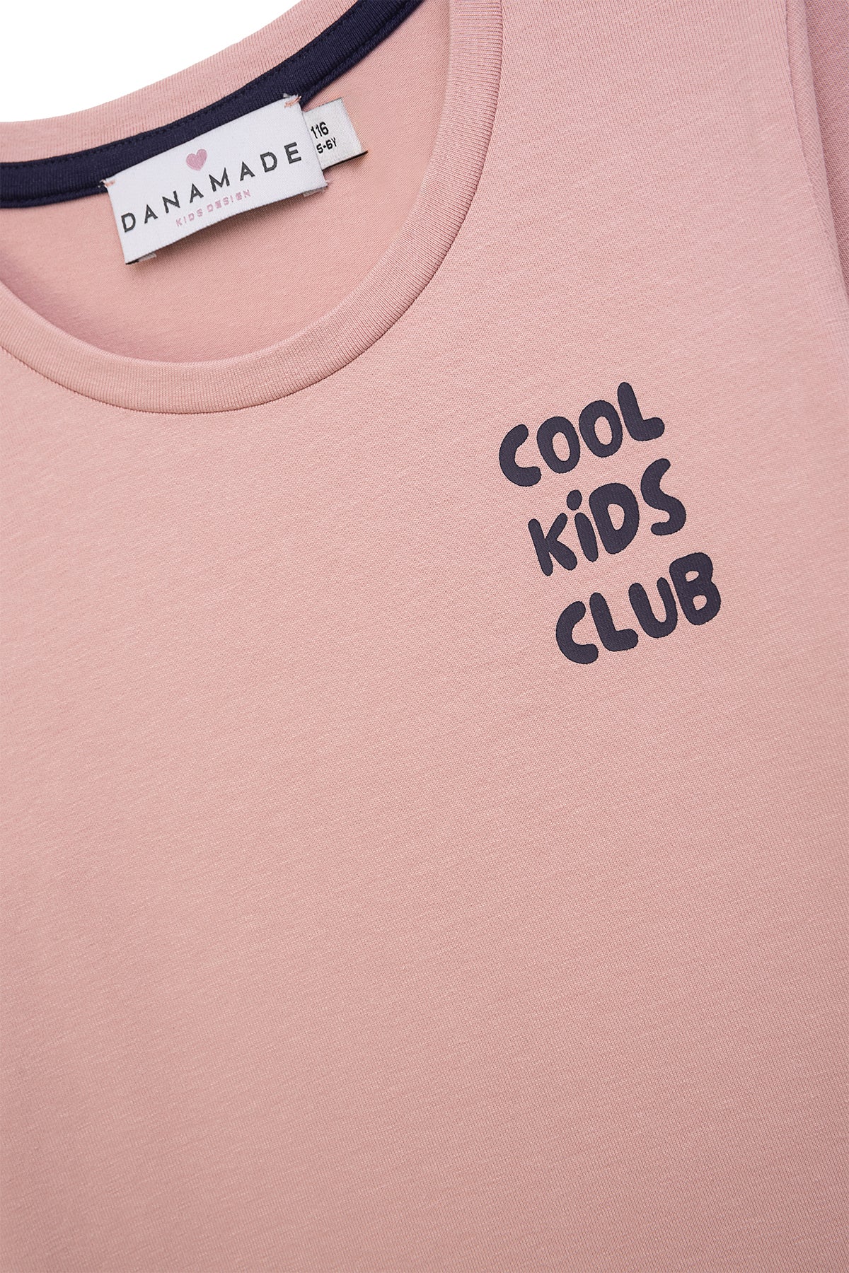 Danamade Langarmshirt mit Spruch - Dusty  Rose