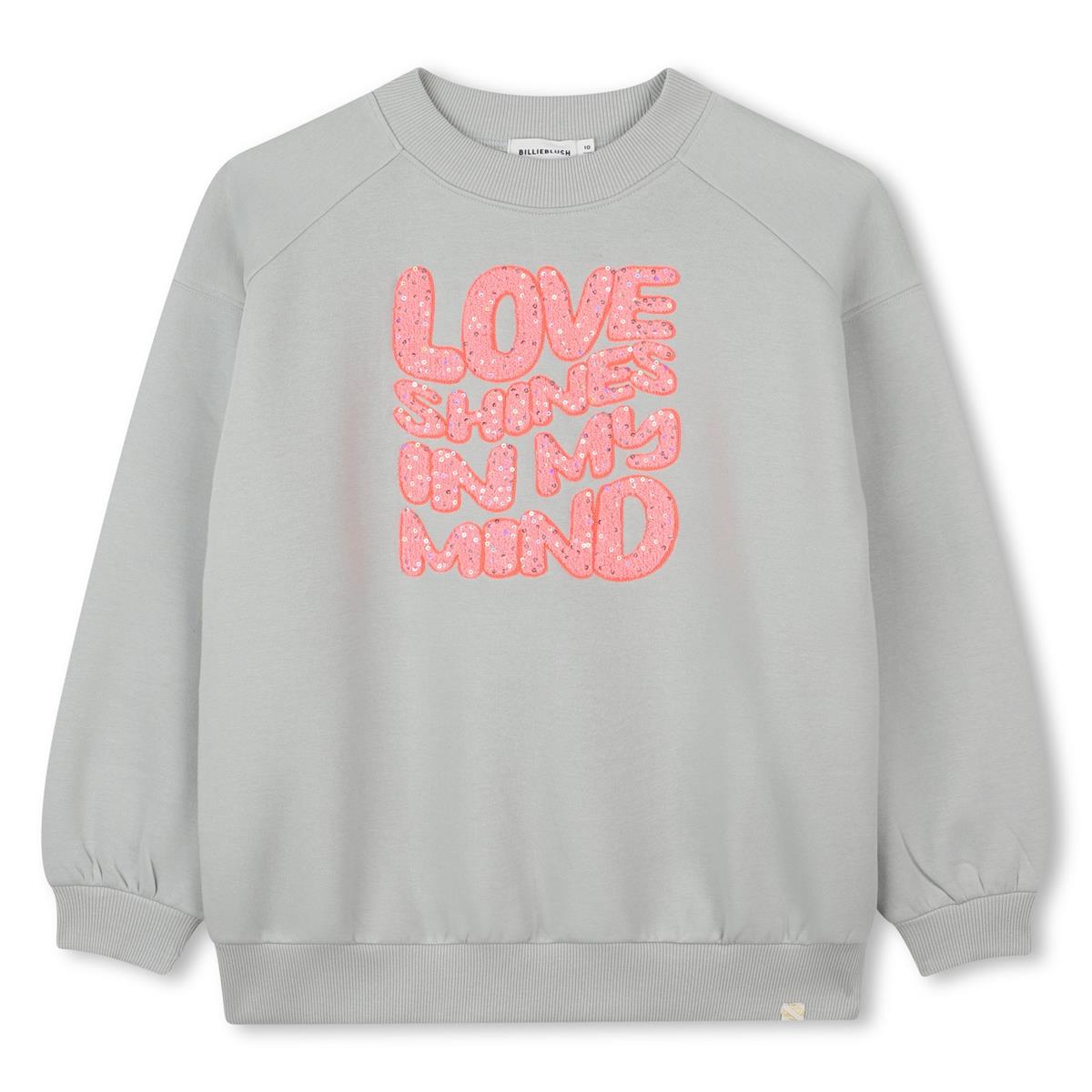 Billieblush "Sweatshirt" mit Pailletten - Mint