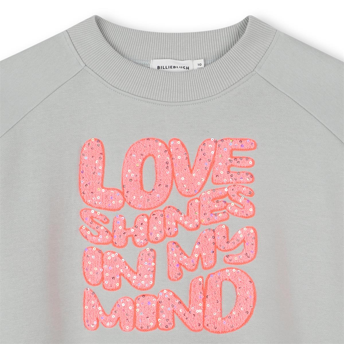 Billieblush "Sweatshirt" mit Pailletten - Mint