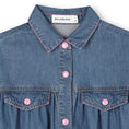 Bild in Galerie-Betrachter laden, Billieblush "Jeanskleid" mit coolem POWER Druck - Jeansblau
