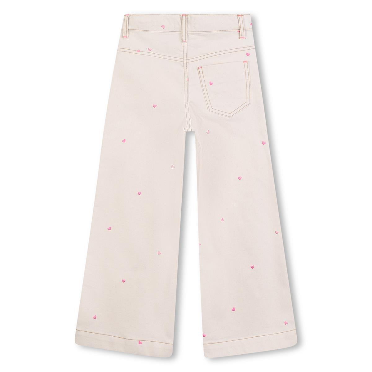 Billieblush "Jeans mit Herzchen" - Beige