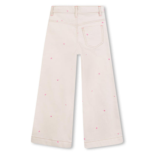 Billieblush "Jeans mit Herzchen" - Beige