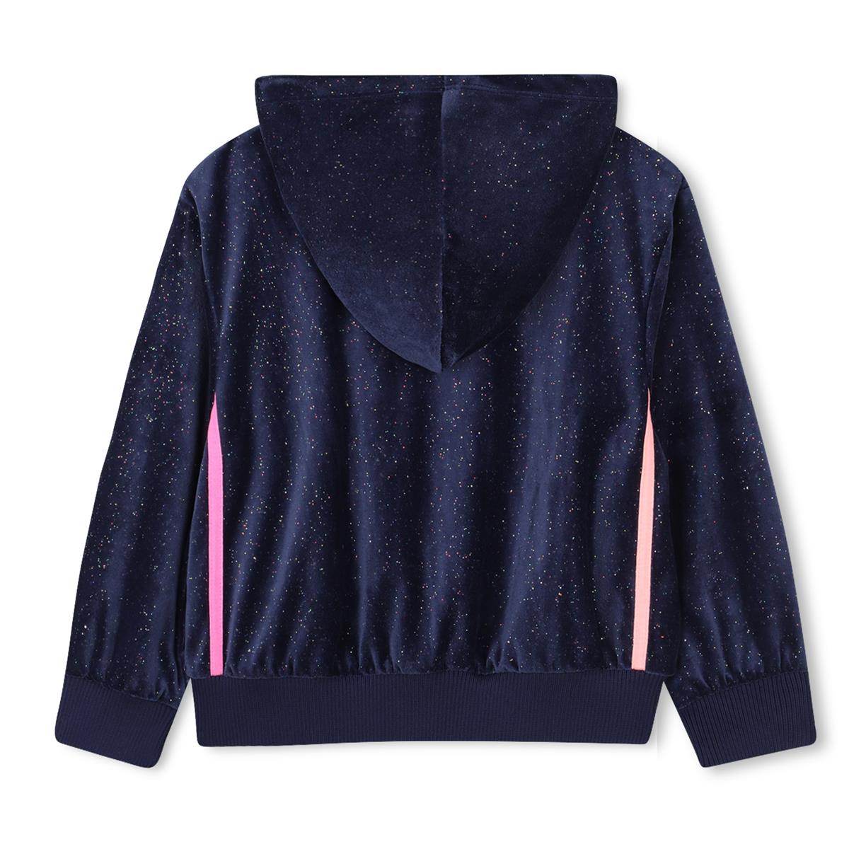 Billieblush "Joggingjacke" mit Glitzer - Marineblau