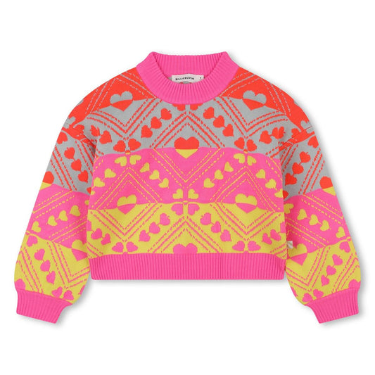Billieblush "Pullover" mit Herzchen - Pink