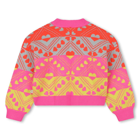 Billieblush "Pullover" mit Herzchen - Pink