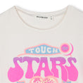 Bild in Galerie-Betrachter laden, Billieblush "T-Shirt" mit Neon-Druck und Glitzer Herz - Weiß
