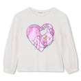 Bild in Galerie-Betrachter laden, Billieblush "Langarmshirt" mit Druck - Creme

