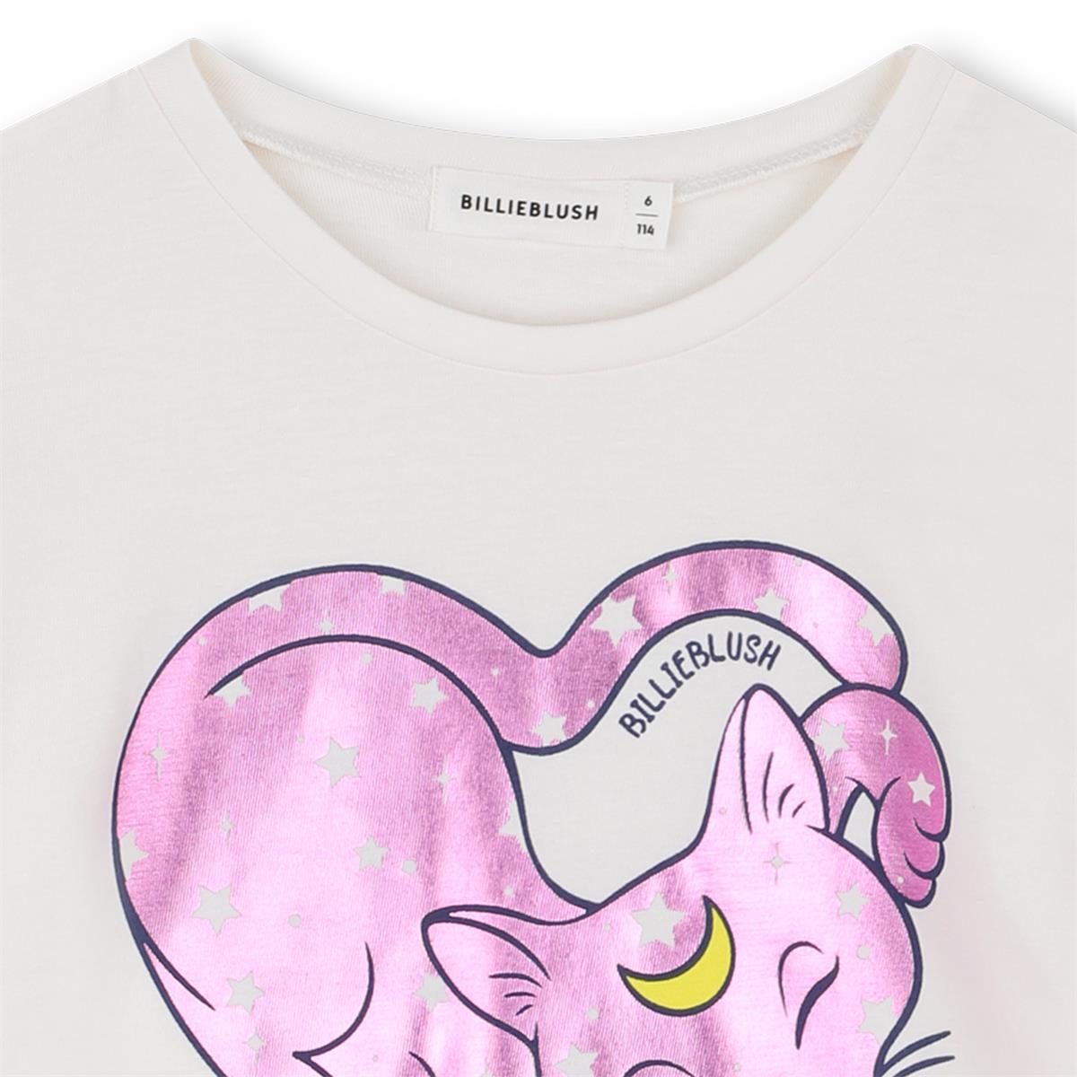 Billieblush "Langarmshirt" mit Druck - Creme