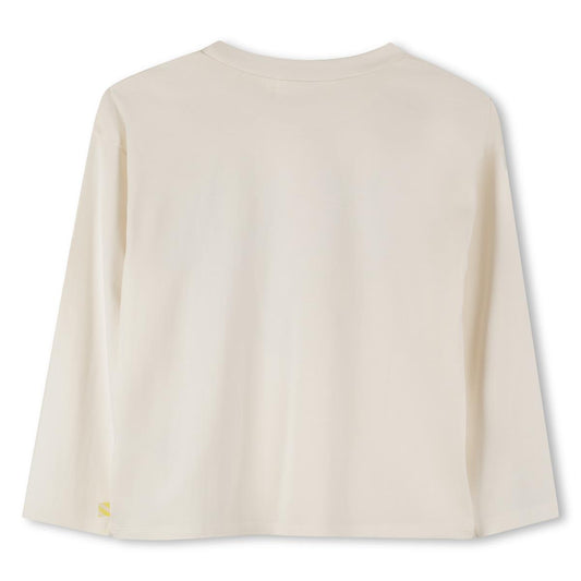 Billieblush "Langarmshirt" mit Druck - Creme