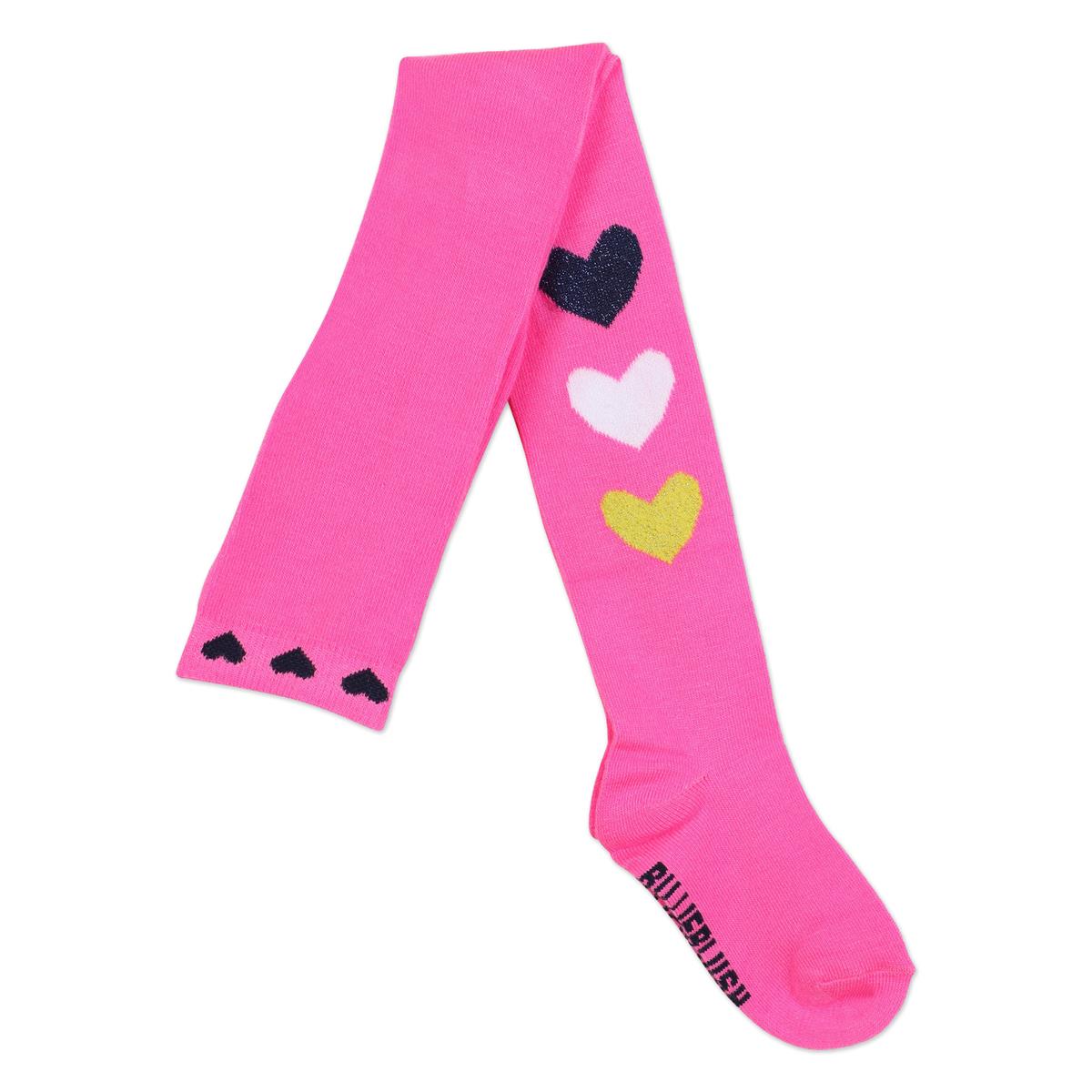 Billieblush "Strumpfhose" mit Herzchen - Pink