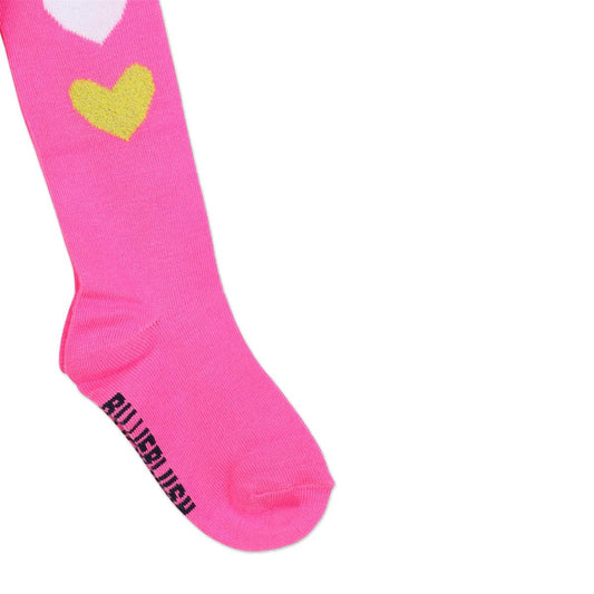 Billieblush "Strumpfhose" mit Herzchen - Pink
