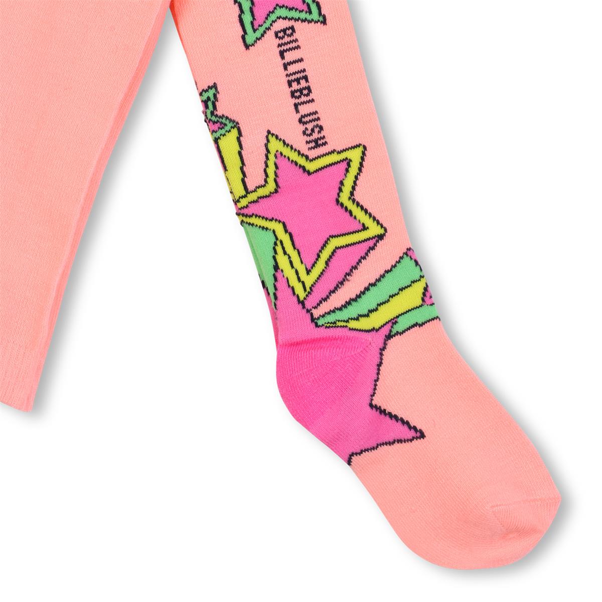Billieblush "Strumpfhose" mit Sternen - Aprikose