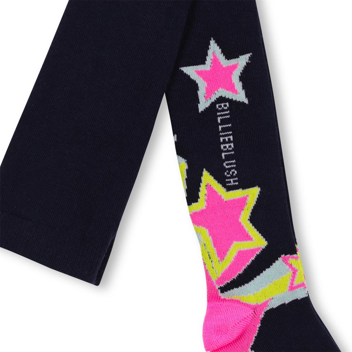 Billieblush "Strumpfhose" mit Sternen - Marineblau