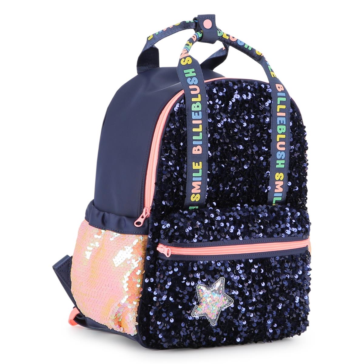 Billieblush "Rucksack" mit Pailletten - Marineblau