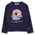 Bild in Galerie-Betrachter laden, Billieblush "Langarmshirt" mit Druck - Navyblau
