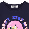 Bild in Galerie-Betrachter laden, Billieblush "T-Shirt" mit Neon-Druck - Marineblau
