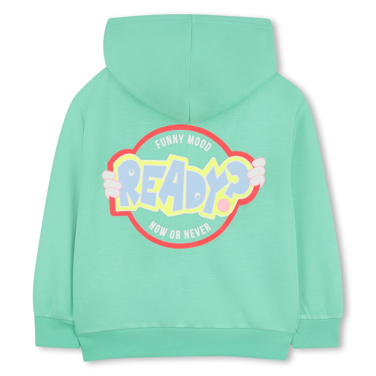 Billieblush Sweatjacke mit Rückendruck - Discord Green