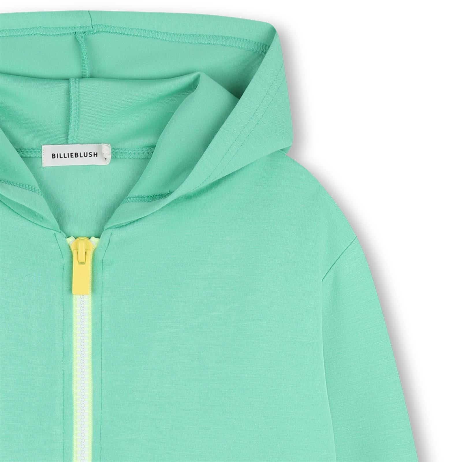 Billieblush Sweatjacke mit Rückendruck - Discord Green
