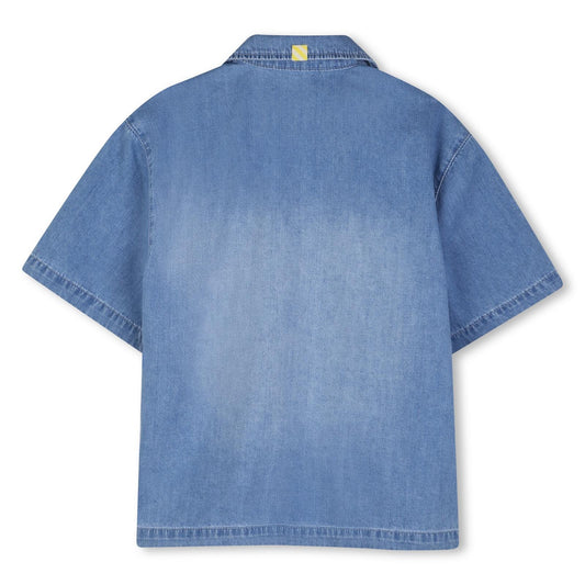 Billieblush Jeanshemd mit cooler Stickerei - Double Stone Bleach