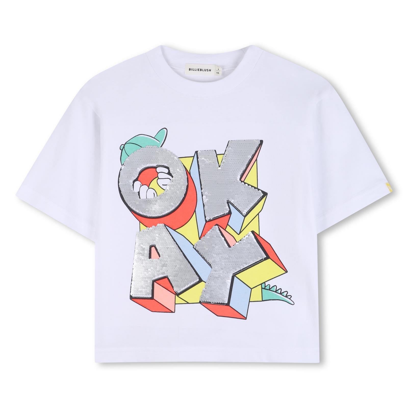 Billieblush T-Shirt mit Druck - White