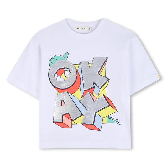 Billieblush T-Shirt mit Druck - White