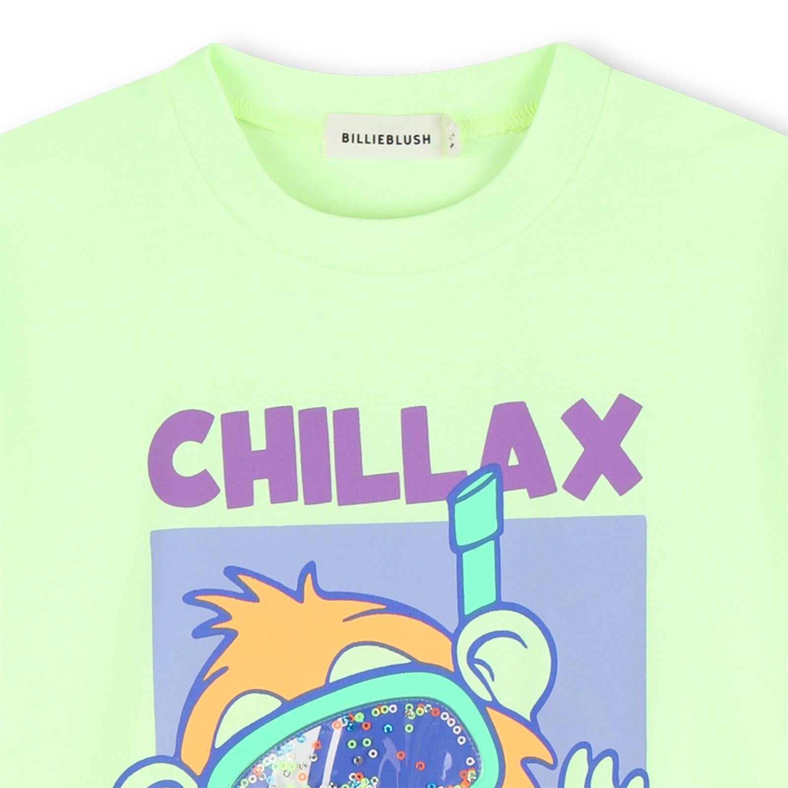 Billieblush T-Shirt mit Druck - Green Lemon