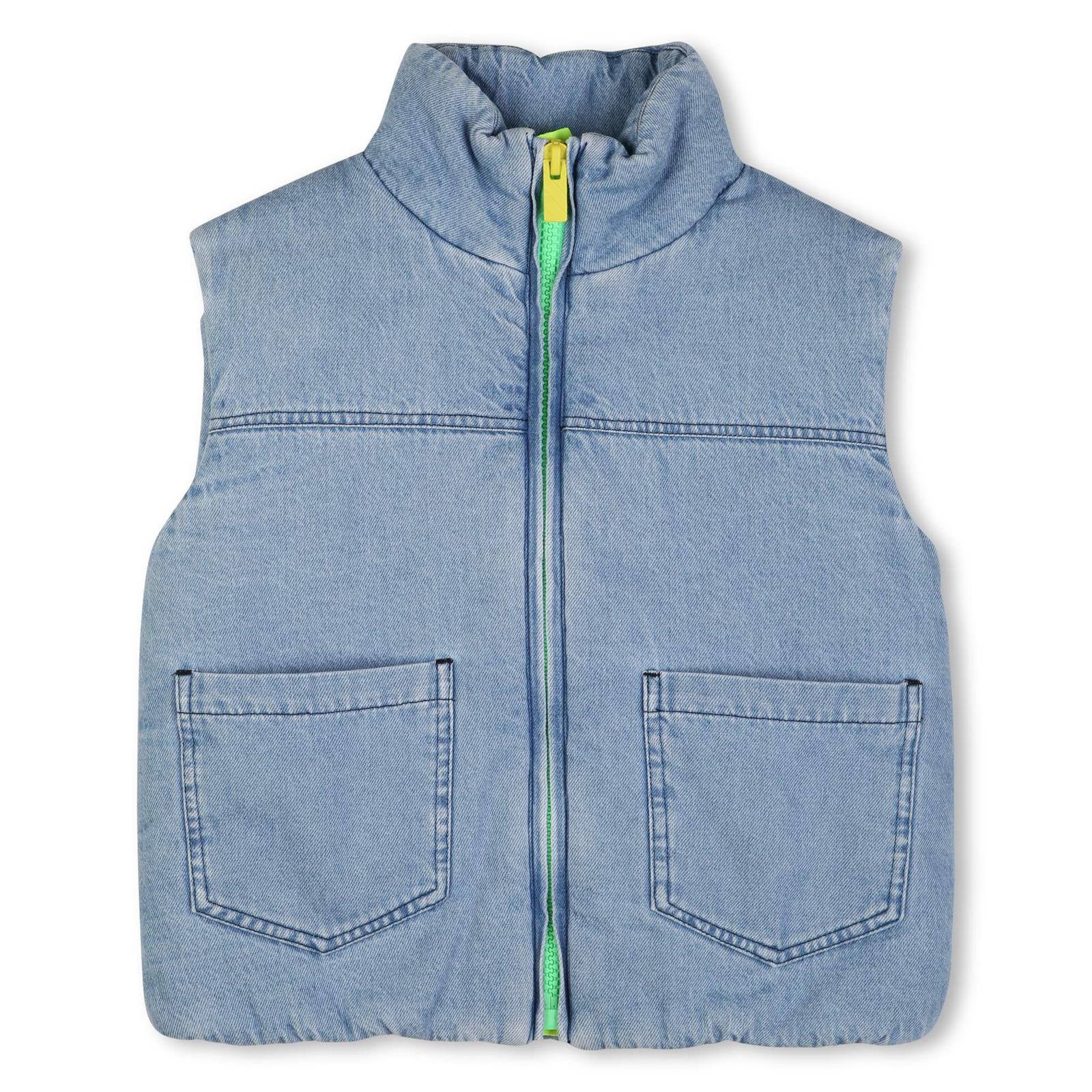 Billieblush Jeans-Weste mit Rückenprint - Double Stone Bleach