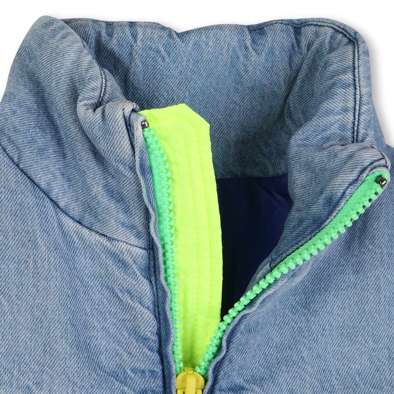 Billieblush Jeans-Weste mit Rückenprint - Double Stone Bleach