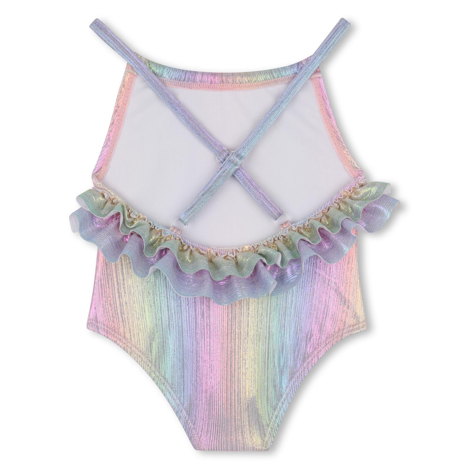 Billieblush Badeanzug mit Rüsche - Multicoloured