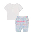 Bild in Galerie-Betrachter laden, Billieblush Set 2-teilig mit Druck und Rüsche - Blue White
