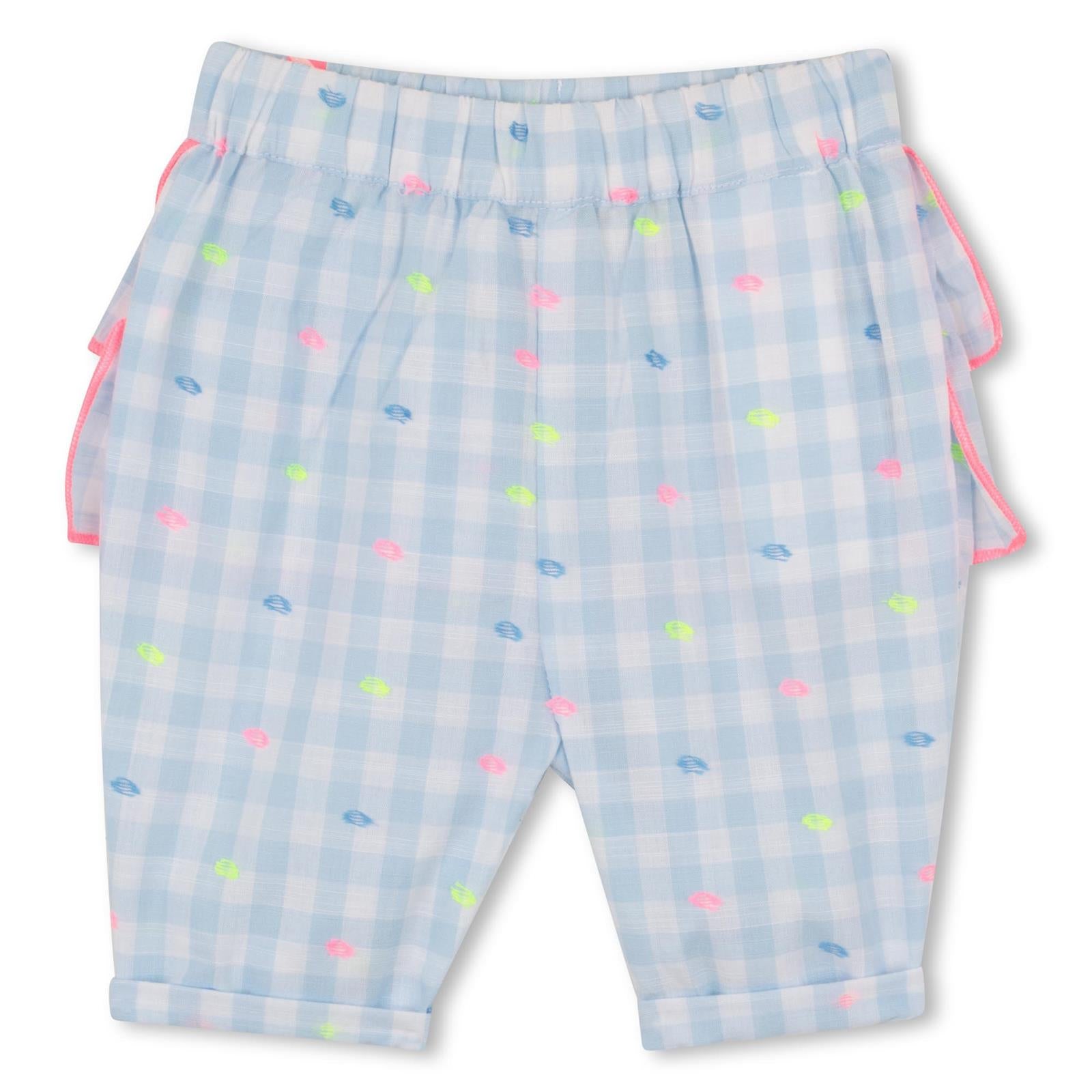 Billieblush Set 2-teilig mit Druck und Rüsche - Blue White