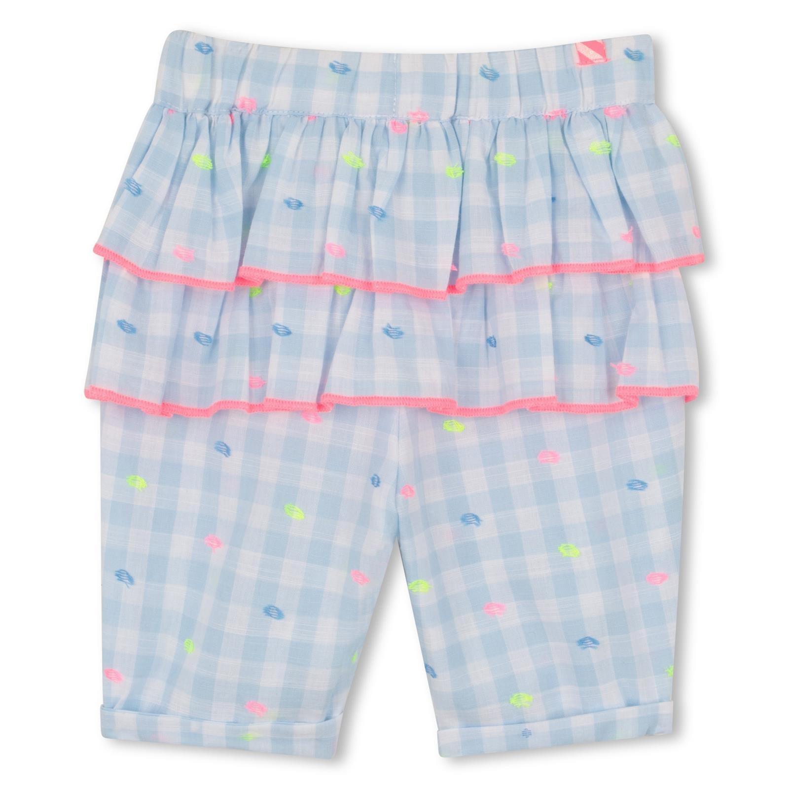 Billieblush Set 2-teilig mit Druck und Rüsche - Blue White