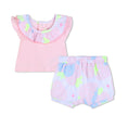 Bild in Galerie-Betrachter laden, Billieblush Set 2-teilig mit Shorts und Volant - White Pink
