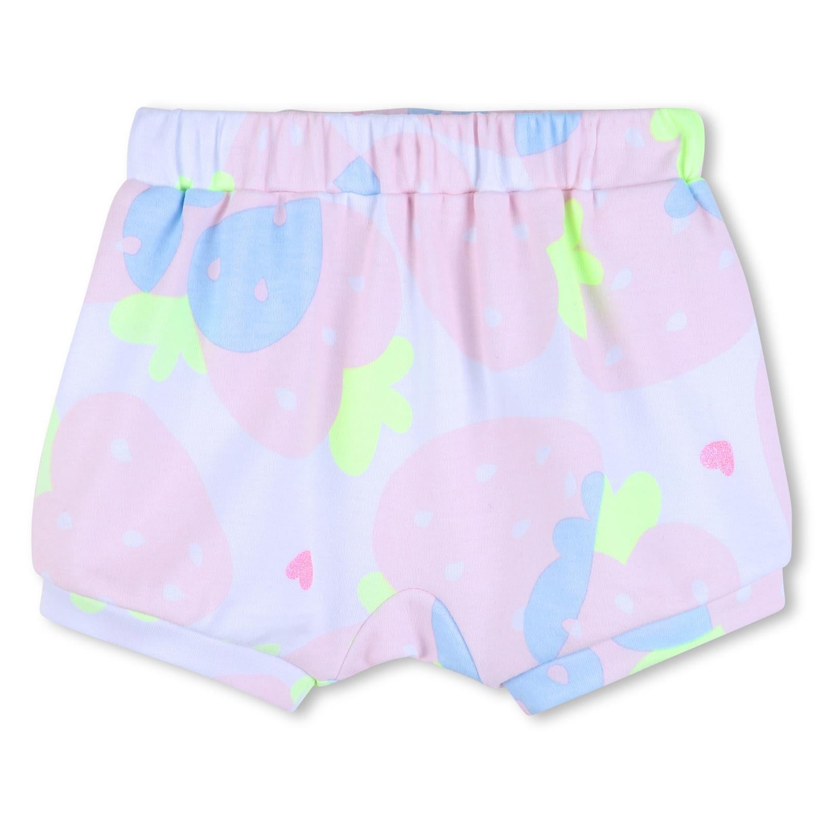 Billieblush Set 2-teilig mit Shorts und Volant - White Pink
