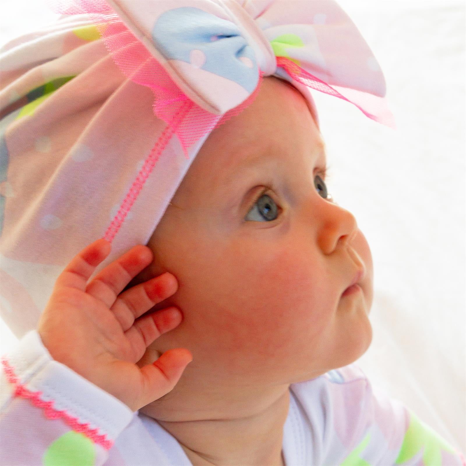 Billieblush Baby Set 2 teilig mit Mütze im Geschenkekarton - White