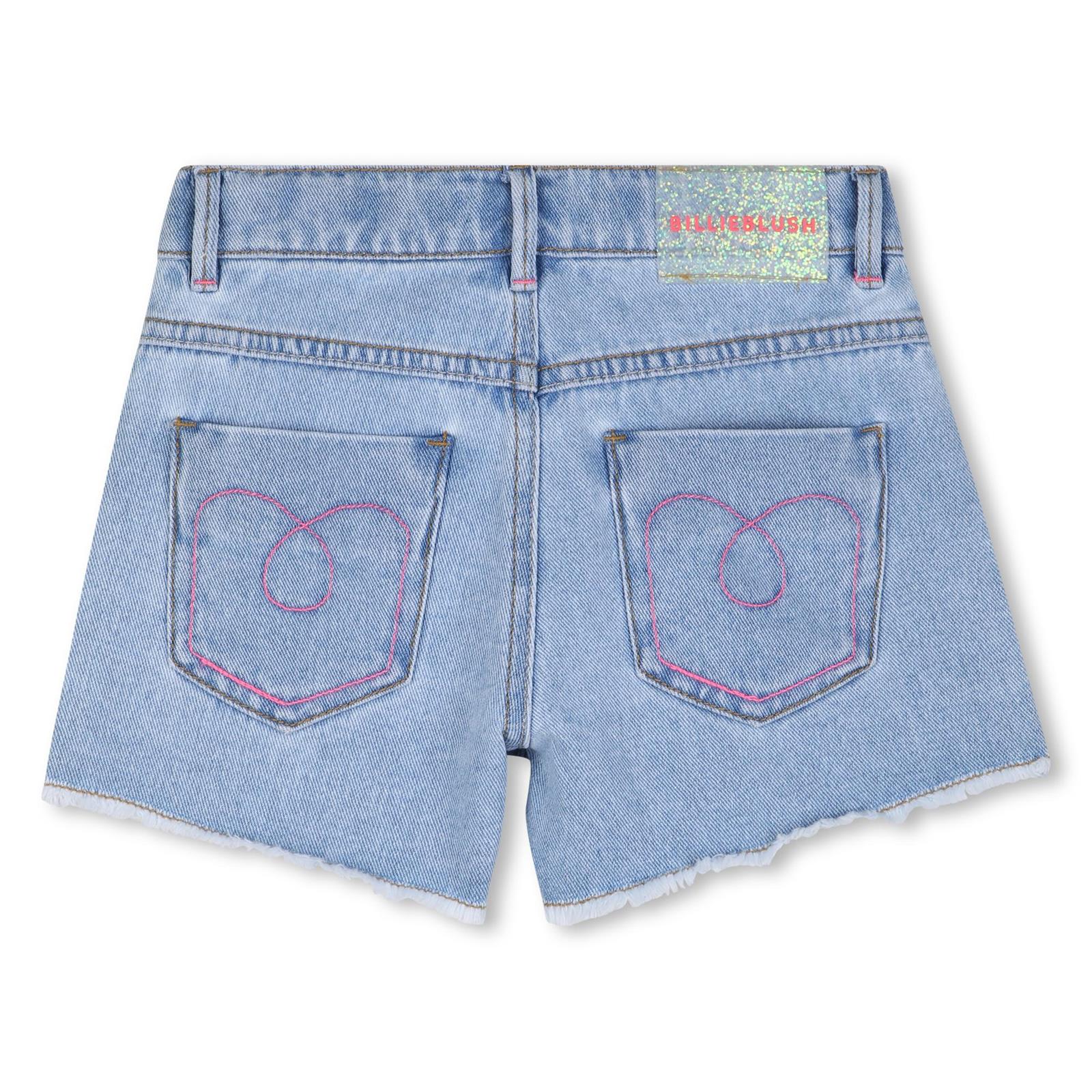 Billieblush Jeans Shorts mit Steinchen - Double Stone Bleach