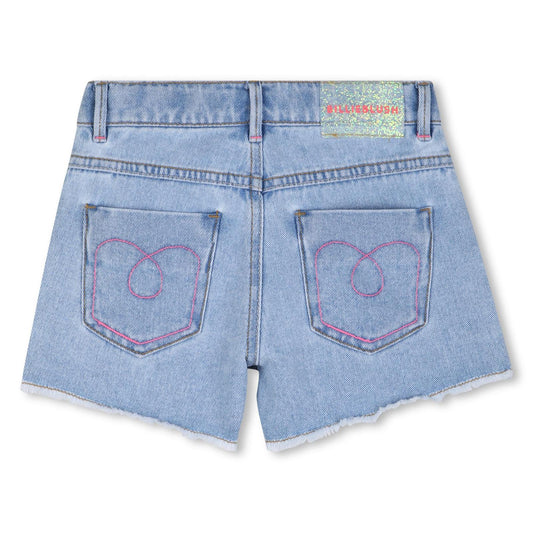 Billieblush Jeans Shorts mit Steinchen - Double Stone Bleach