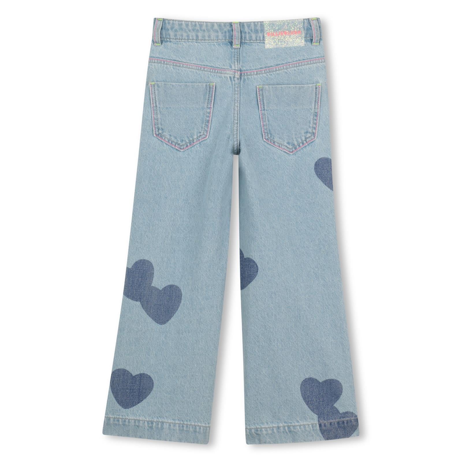 Billieblush Jeanshose mit geradem Bein und Herzchen - Double